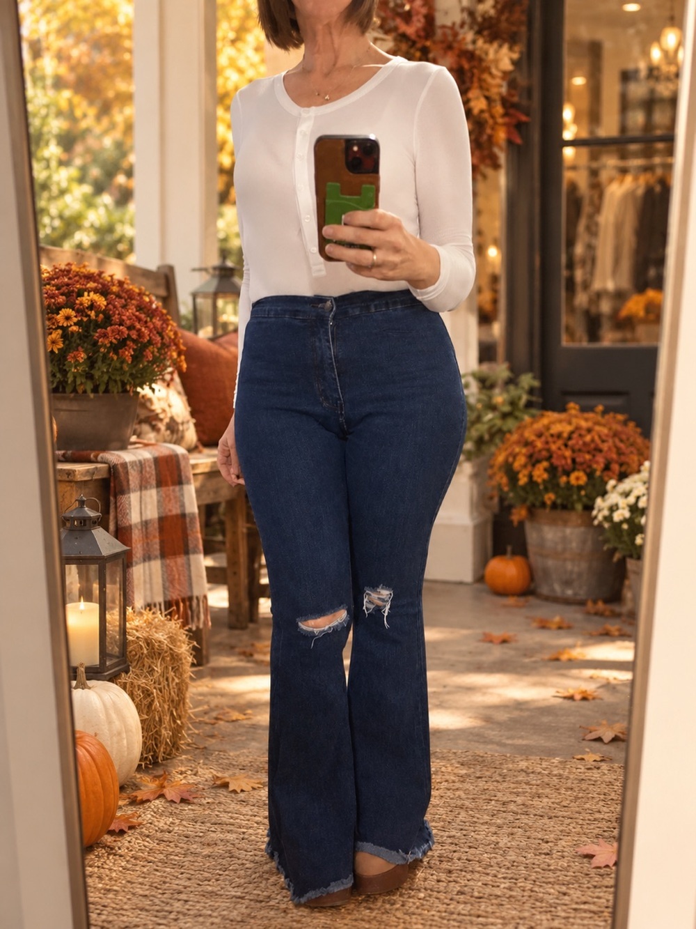 Daisy Women’s Jeans Size Large – Stretch Denim – Generous Fit